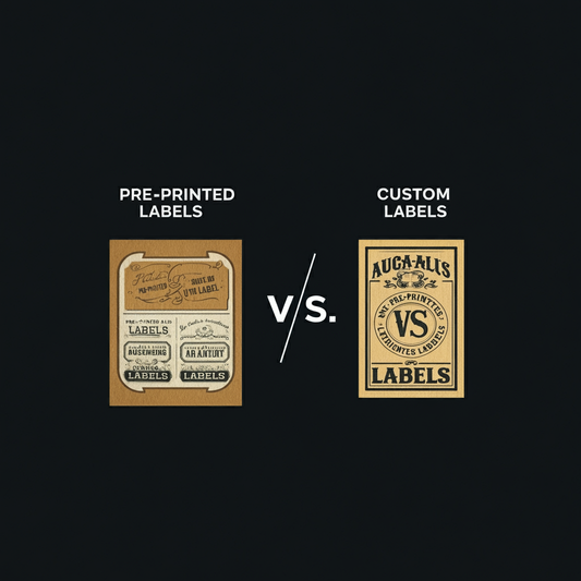 The Benefits of Using Pre-Printed Labels vs. Custom Labels